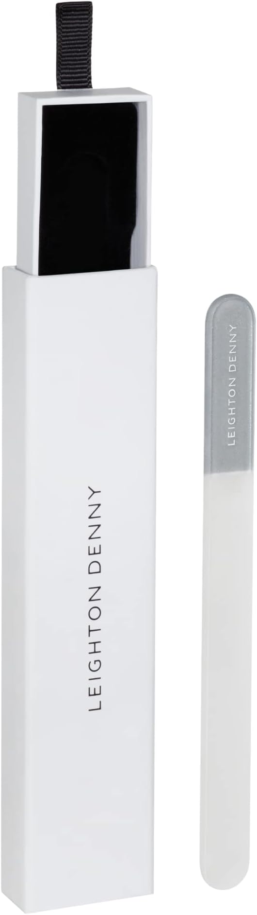 LEIGHTON DENNY Small Crystal Nail File 135mm Eco Case Smooth Buff Shape