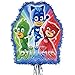 Party City Pull String Paper Pinata, PJ Masks - 18in Wide x 3in Deep x 22in Tall - Cardstock & Tissue Paper Pinata Party Supplies - Birthday Party Game Decorations for Boys & Girls