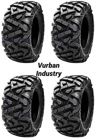 Bundle - Four Tusk TRILOBITE 8-Ply HEAVY DUTY ATV UTV Tires - TWO 29x9-14 and TWO 29x11-14