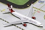 GeminiJets Virgin Atlantic A330-200 G-VMIK 1:400 Scale Diecast Model Airplane, White