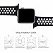 Apple Watch Band , Soft Silicone Sport Replacement Strap for Apple iWatch Series 1 2 3 Sport & Edition (Black/Gray 42mm M/L)