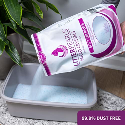 Litter Pearls Micro Crystals Unscented NonClumping Crystal Cat Litter
