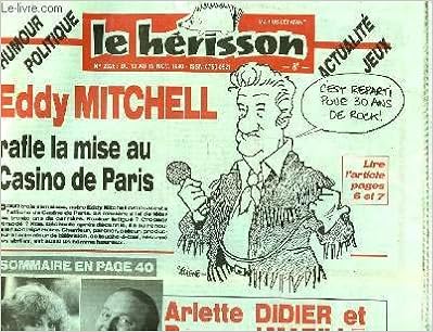 Marius L Epatant Herisson N 2326 Eddy Mitchell Rafle La Mise Au Casino De Paris Amazon Co Uk Collectif Books