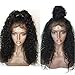 Jessica Hair Black Women Curly Brazilian Virgin Hair Full Lace Wigs Human Hair Wigs with Baby Hair (20 inch with 150% density)
