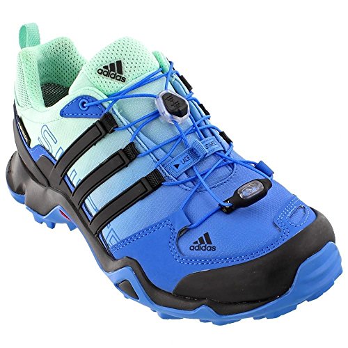 Adidas Outdoor Men's Terrex Swift R GTX Hiking Shoe, Ray Blue/black/ice Green - 9.5 B(M) US