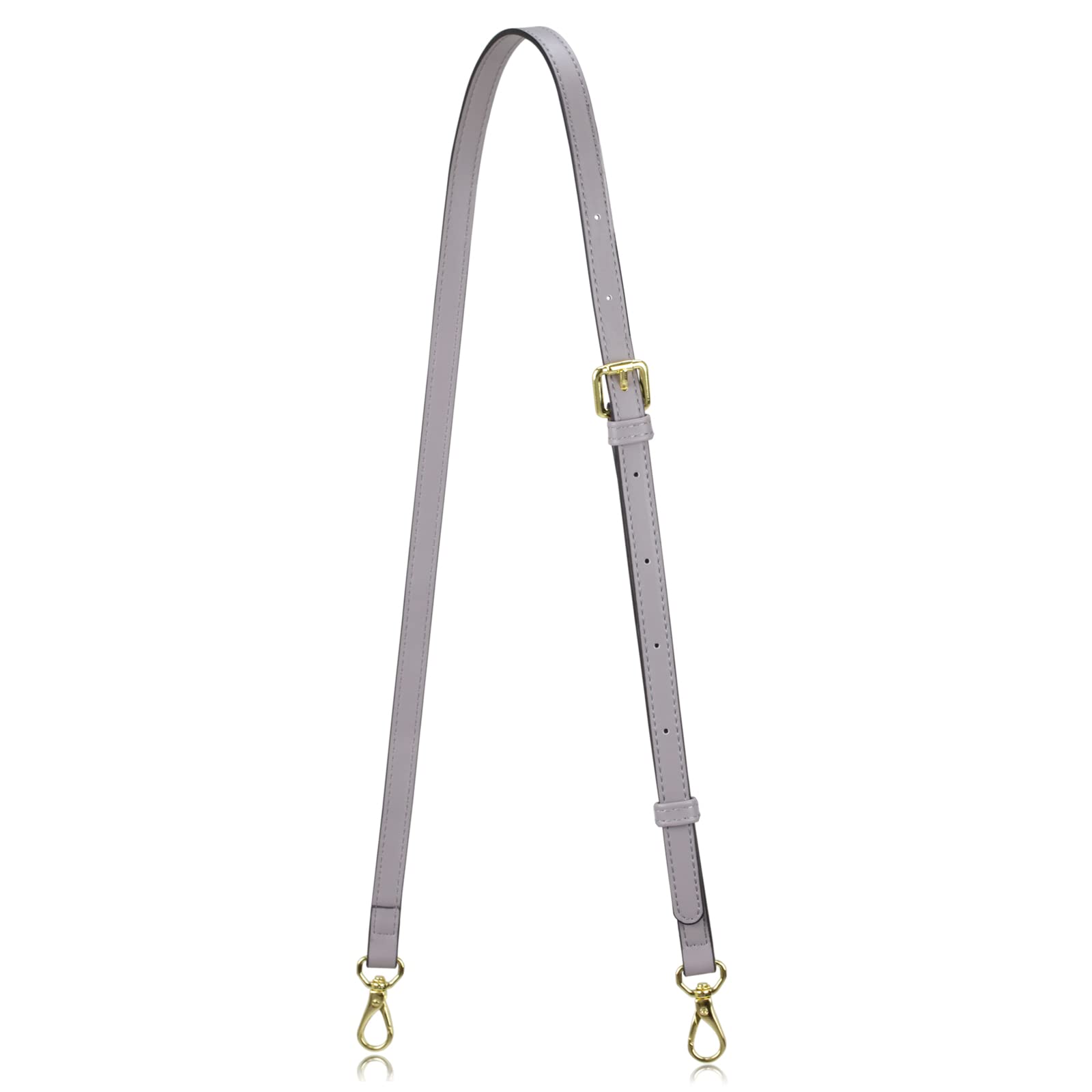 Photo 1 of Allzedream Leather Purse Strap Replacement Crossbody Handbag Long Adjustable (Grey)