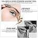 Eyebrow Trimmer for women, Eyebrow Hair Remover, Painless Portable Precision Electric Eyebrow Hair Trimmer, Epilator for women Eyebrows with LED Light, Rose Gold (Batteries not Included)