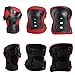 Kipten 6pcs Set Kid Roller Skating Skateboard Elbow Knee Pads Wrist Protective Adjustable Guard Gear Pad Children Cycling Bicycle Sports