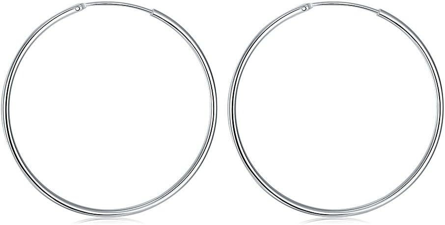 Kola Luxe earrings sterling silver 925 hoop earrings