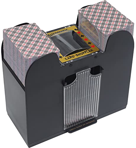 Bemecato Card Shuffler 6 Deck Electric - UNO Automatic Card Shuffler ...