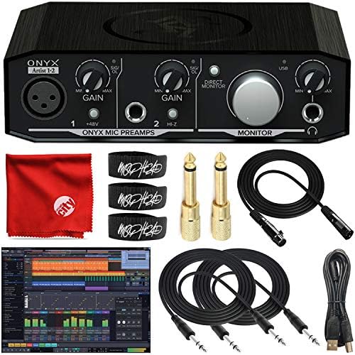Mackie Onyx Producer 1x2 USB Audio MIDI Interface Bundle with Protools
