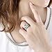 VAN RORSI&MO 2.0ct Round Engagement Wedding Ring Set for Women 18K Gold Plated Sterling Silver Bridal Set