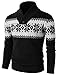 H2H Mens Casual Slim Fit Knitted Christmas Sweaters Holiday Party