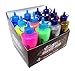 12 Color Glitter Glue Set Includes 6 Classic Colors + 6 Neon Colors! (4oz - 120 ml Bottles)