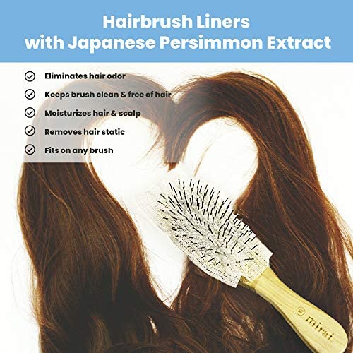 Mirai Clinical Wooden Bamboo Hairbrush For Women 1 Brush & 30 Anti