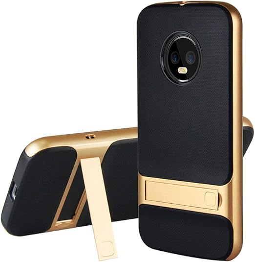 Amazon G6 Plus ケース キックスタンド モトローラ G6plus 携帯ケース マット Motog6 Plus カバー スタンド ホルダー Tpu Pc Moto6g 6g Plus モトローラ Moto G 6plus ゴールド 対応 5 9インチ ケース カバー 通販