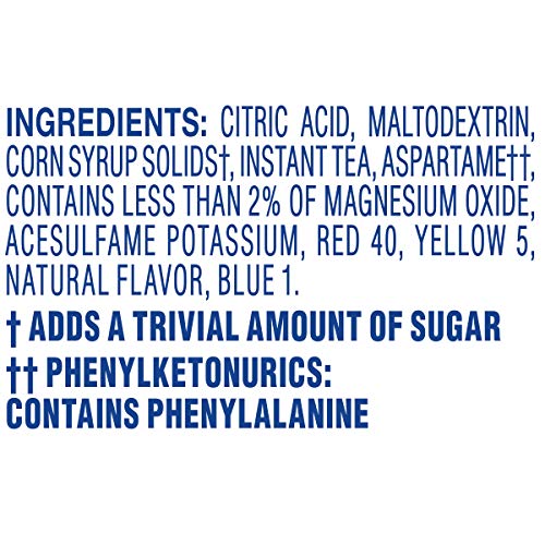 Crystal Light Lemon Iced Tea Drink Mix (16 Pitcher Packets, 4 Packs of