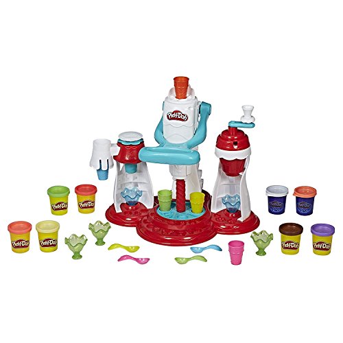 Play-Doh Kitchen Creations Ultimate Swirl Ice Cream Maker + Play-Doh Confetti Compound Bundle - Thumbnail 2