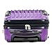 Travelers Club Madison Hardside Expandable Spinner Luggage, Purple, Carry-On 20-Inch