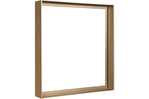 FOLKOR Floating Frame for 18x24 Canvas Painting, DIY Metal Canvas Frame with 1.5 Inch Deep for Oil Paintings Art Prints Artwork, Floater Frame for Landscape Portrait Living Room Wall Decor (Bronze)