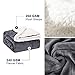 EMME Baby Blanket Fuzzy Sherpa Fleece Blankets Soft Warm Receiving Blankets for Toddler, Infant, Boys and Girls Gift Reversible Cozy Blanket for Crib, Stroller, Nap, Outdoor, Decor (Grey, 30