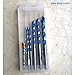 JIECHENG 6Pcs Set (6,6,8,10,12mm,PH2) Multifunction Masonry Drill Bit Set for Glass,Tile,Steel,Metal,Ceramic,Marble,Plastic,Wood