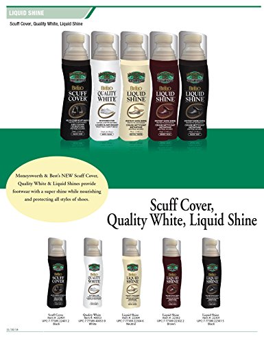Moneysworth & Best Shoe Care Brillo Quality Whitener for Canvas, Leather, and Vinyl, White, 2.5-Ounce