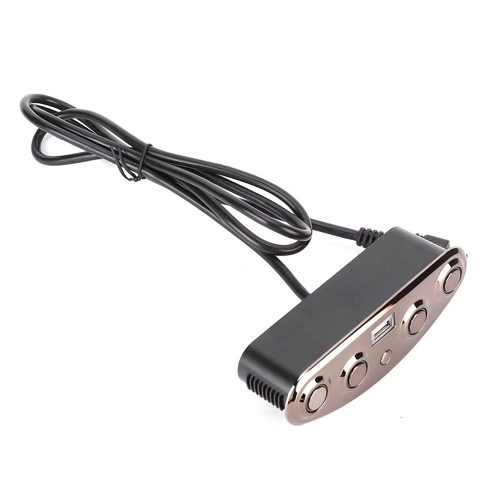 Electric Recliner Switch, 5 Button Sofa Control with USB Charging, Black ABS, 13x4.7x4cm, 1.8m Cable, for Elderly Adults Disabled