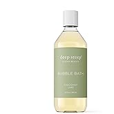 Deep Steep Bubble Bath, Coconut Lime, 10 oz – Soothing Soak with Shea Butter, Argan Oil, Aloe Vera & Coconut Oil – Vegan, Sulfate-Free, PH-Balanced Clean Beauty