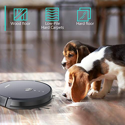 Robotic Vacuum Cleaner, with 1800Pa Ultra Strong Suction, Pet Hair Cleaning, Smart Path Mapping