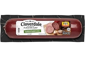 Cloverdale Tangy Summer Sausage 28 Ounce – Gluten-Free, No Added MSG Summer Sausage, Charcuterie Summer Sausage (Garlic Tangy)