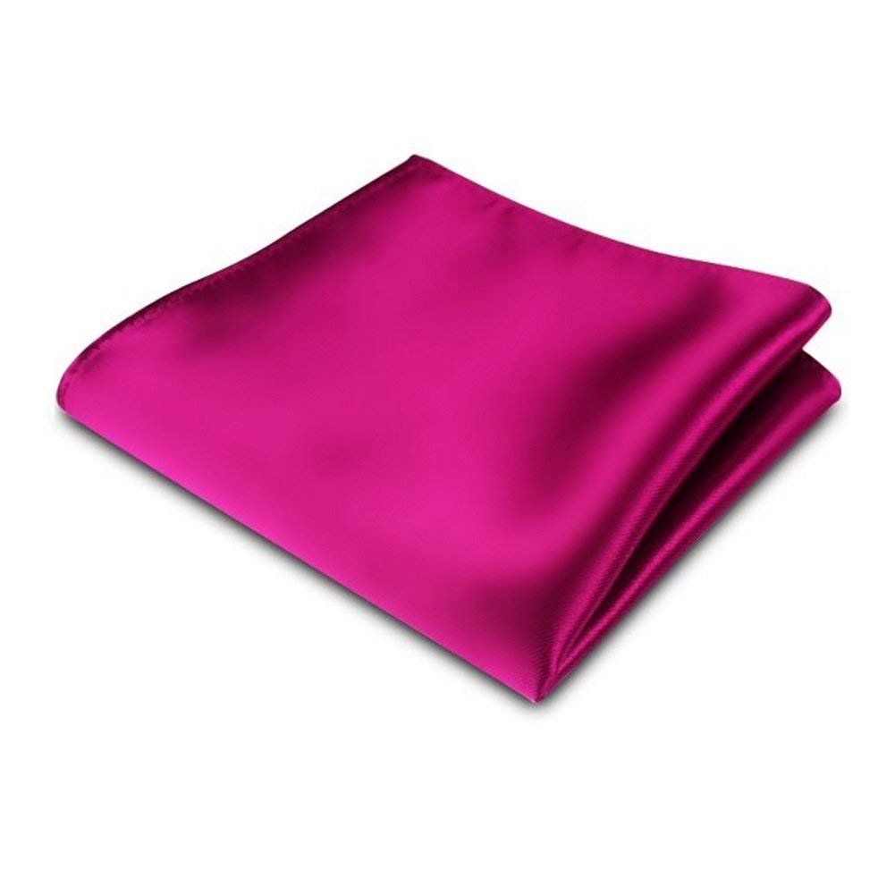 OUTLETISSIMO® POCHETTE FAZZOLETTO POCHINO SATIN FUCHSIA CLASSIC MAN WOMAN NEW, Fuchsia, One size