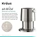 KRAUS Kitchen Soap and Lotion Dispenser in Spot Free Stainless Steel, KSD-31SFS