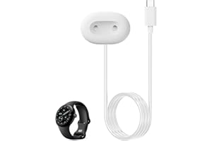 NOUKAJU Charger for Google Pixel Watch 4 SmartWatch, Magnetic Type-C Charging Cable,Charger Cable for Cosmo Google Pixel Watc