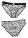Women's Sexy Zebra Lace Push-Up Bra and Panty Bikini Set (36C/L7) Black