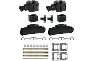 GREAT LAKES MEMORIES MERCRUISER COMPLETE EXHAUST MANIFOLD SET 5.0L & 5.7L (CAST IRON) | GLM Part Number: 58234