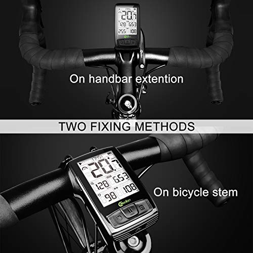 MEILAN Cycling Computer M4 ANT+ BLE4.0 Wireless Bike Computer with Cadence/Speed Sensor Waterproof - Thumbnail 5