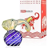 Water Hand Glass Elephant Device 4 inch Blue Coil (Blue (Water))
