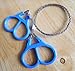 Bytiyar 2 packs Pocket Stainless Steel Wire Saw with Plastic Finger Handle Ring for Emergency Surival Camping Tool Kits