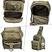 TOPQSC Shoulder Bag, Tactical Shoulder Bag Sling Chest Pack Crossbody Bag Riding Sports Multipurpose Daypack for Camping, Trekking, Rover Sling Backpack (Army green)