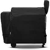 Unicook Grill Cover Compatible with Traeger Pro 34 Series, Texas Elite 34, Century 34, and Pro 780 Pellet Grills, Heavy Duty Waterproof Full-Length Outdoor BBQ Smoker Cover, All-Season Protection