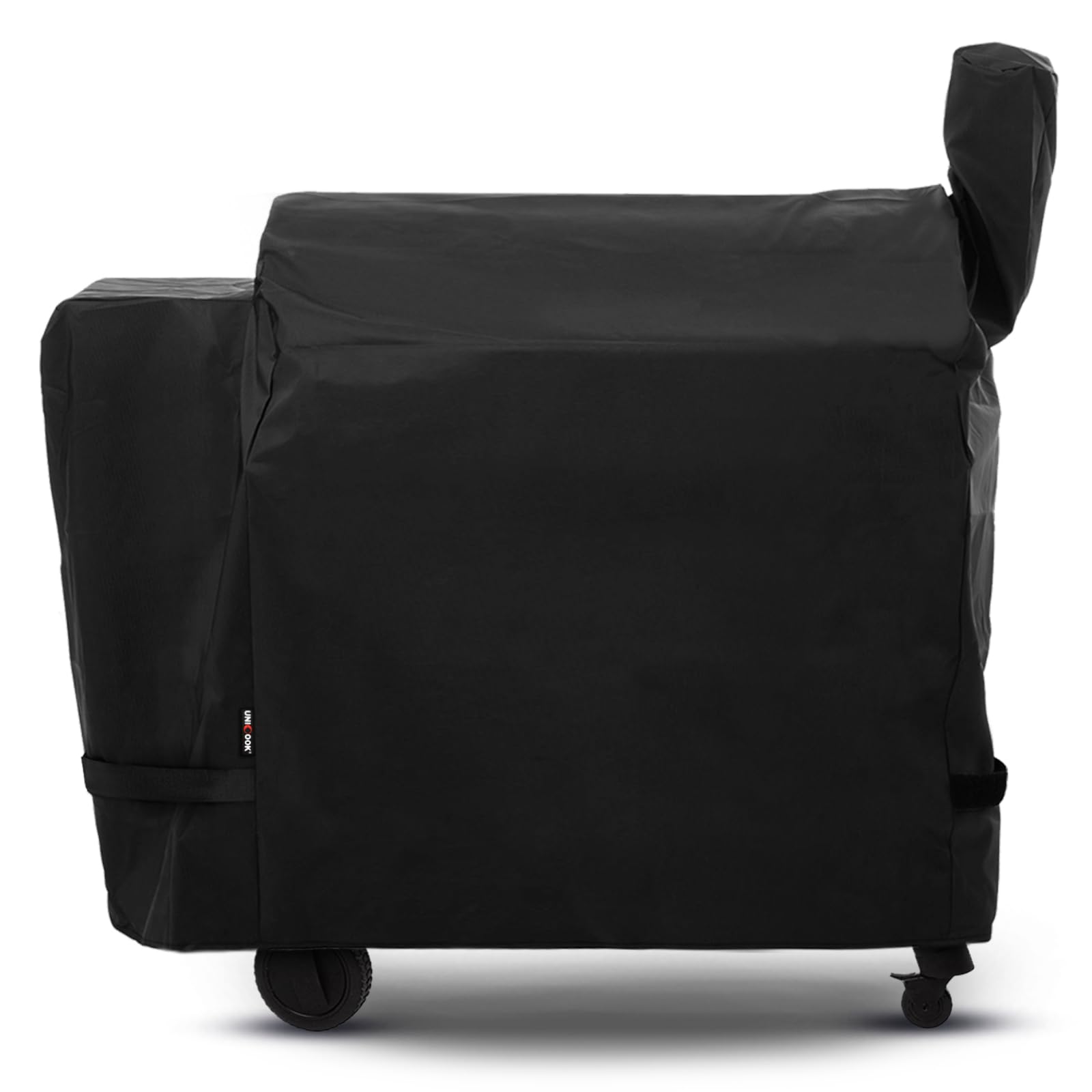 Photo 1 of Unicook Pellet Grill Cover Compatible with Traeger Pro 34/780 Series, Texas, and Pit Boss 820, Heavy Duty Waterproof Wood Pellet Smoker Cover, Fade Resistant Full Length BBQ Grill Protector, Black