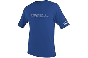 O'Neill Men’s Basic Skins Short Sleeve Sun Shirt, UPF 50+ Sun and Rash Protection for Surfing and All Outdoor Activities