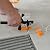 Tile Leveling System DIY Tiles Leveler Spacers 1/8 inch 300pcs Leveling Spacer Clips Plus 100pcs Reusable Wedges