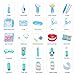 KEDA Kids Doctor Kit Pretend Play Toy Set Durable Dentist Medical Kit 33 Pieces Electronic Stethoscope Gift for Boys and Girls.