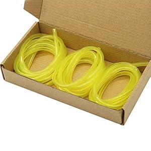 SWNKDG Set van 3 brandstofslang binnendiameter x buitendiameter 2,5 x 5 mm 3 x 5 mm 3,5 x 5,5 mm benzineslang olieslang…