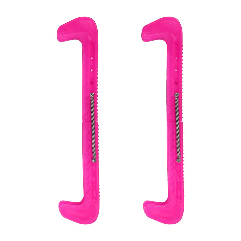 Cyrank 1 Pair Sports Hockey Blade Guards, Ice Skate Blade Cover Ice Skate Guard Figure Skate Guard Skate Blade Protector Ice Hockey Skate Blade Guards Plastic Cover for Kids Adults Figure Skates