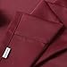 Rose Home Fashion Blackout Sliding Door Curtains, Room Darkening Thermal Insulated Curtains for Living Room Bedroom, Sliding Glass Door Drapes, 1 Panel, W100 x L84, Burgundy