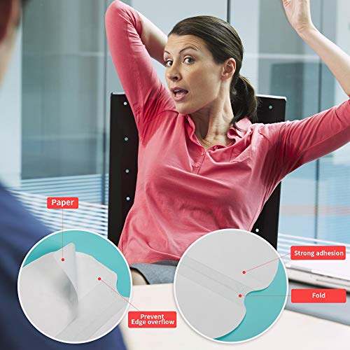 Lavince Underarm Sweat Pads 30 Premium Quality Absorbent Dress Shields Armpit Guards for Men and Women -Non Visible,Extra Adhesive,White, Large Size - Thumbnail 3