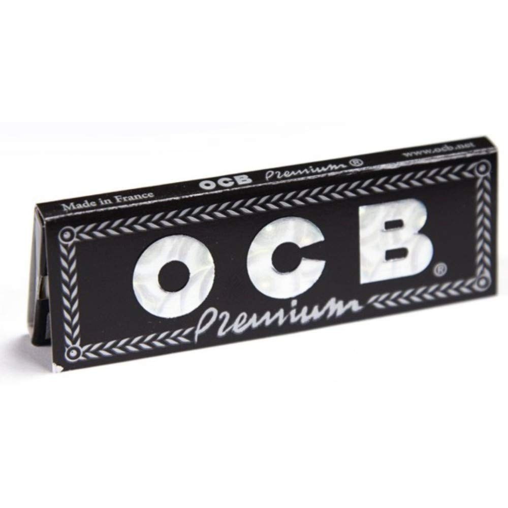 OCB Black Premium Single Regular Mini Rolling Papers Cigarette Papers Smoking Papers Pack of 50 Booklets from Sudesh Enterprises